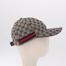 GUCCI Disney MicroGG Supreme Baseball Cap PVC Beige 602979 Auth BA16742V-5