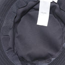 CELINE Bucket Hat Canvas L Black Auth BA16743M-10