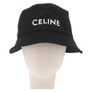 CELINE Bucket Hat Canvas L Black Auth BA16743M-2