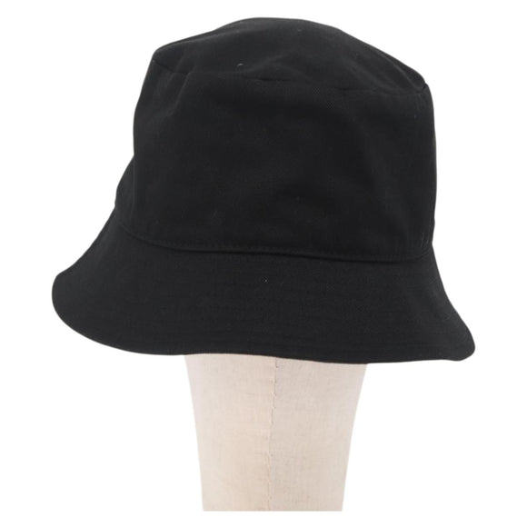 CELINE Bucket Hat Canvas L Black Auth BA16743M