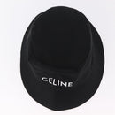 CELINE Bucket Hat Canvas L Black Auth BA16743M-7