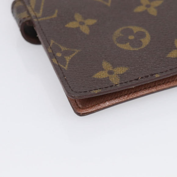 LOUIS VUITTON Monogram Agenda PM Day Planner Cover R20005 LV Auth BA16748
