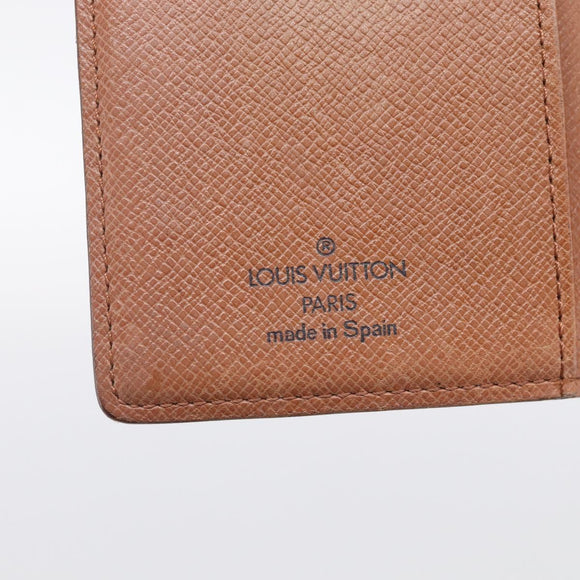 LOUIS VUITTON Monogram Agenda PM Day Planner Cover R20005 LV Auth BA16748