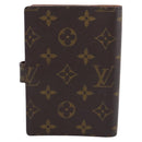 LOUIS VUITTON Monogram Agenda PM Day Planner Cover R20005 LV Auth BA16748-3