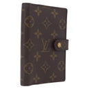 LOUIS VUITTON Monogram Agenda PM Day Planner Cover R20005 LV Auth BA16749-1