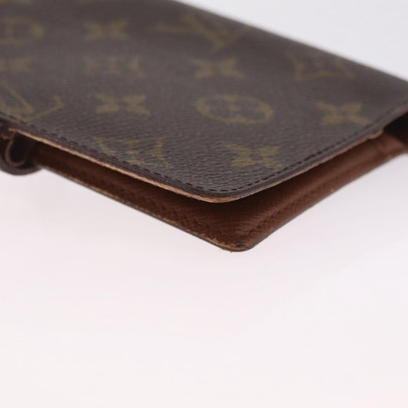 LOUIS VUITTON Monogram Agenda PM Day Planner Cover R20005 LV Auth BA16749