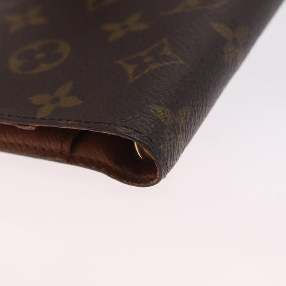 LOUIS VUITTON Monogram Agenda PM Day Planner Cover R20005 LV Auth BA16749