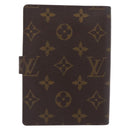 LOUIS VUITTON Monogram Agenda PM Day Planner Cover R20005 LV Auth BA16749-3