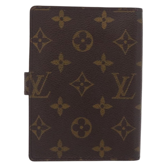 LOUIS VUITTON Monogram Agenda PM Day Planner Cover R20005 LV Auth BA16749