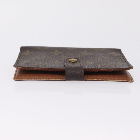 LOUIS VUITTON Monogram Agenda PM Day Planner Cover R20005 LV Auth BA16749