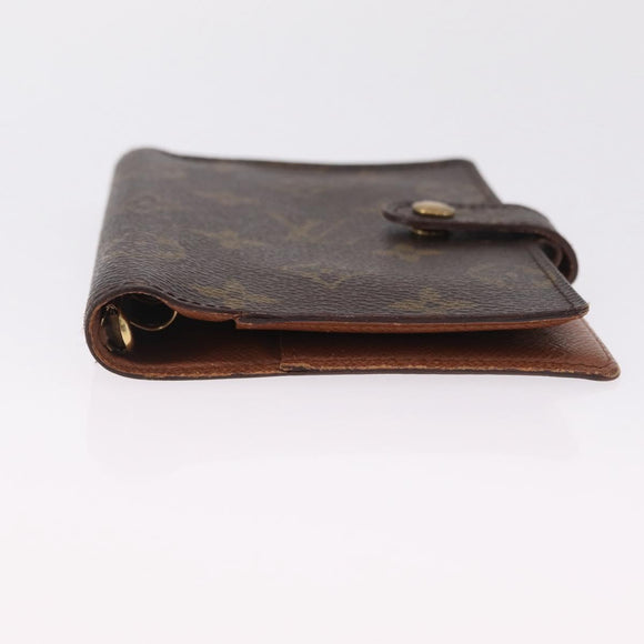 LOUIS VUITTON Monogram Agenda PM Day Planner Cover R20005 LV Auth BA16749