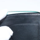 Tiffany & Co. Coin Purse Leather Light Blue Silver Auth BA16754A-17
