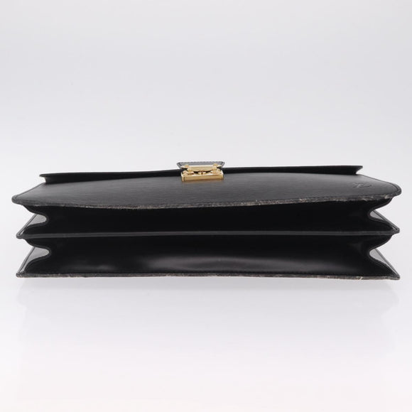 LOUIS VUITTON Epi Serviette Conseiller Bag Black M54422 LV Auth BA16760A