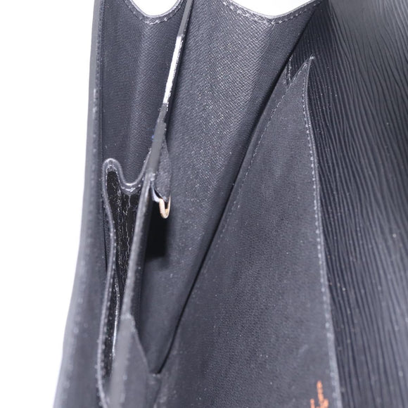 LOUIS VUITTON Epi Serviette Conseiller Bag Black M54422 LV Auth BA16760A