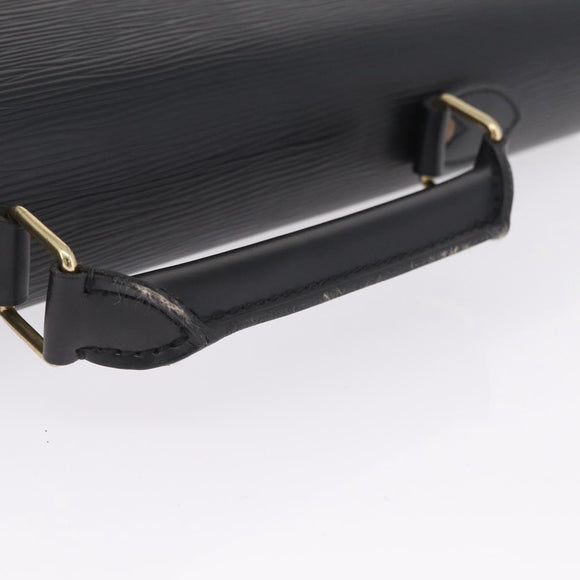 LOUIS VUITTON Epi Serviette Conseiller Bag Black M54422 LV Auth BA16760A