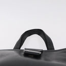 Salvatore Ferragamo Hand Bag Leather Canvas 2 Set Black Auth BA16763-15