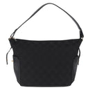 Salvatore Ferragamo Hand Bag Leather Canvas 2 Set Black Auth BA16763-2