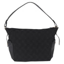 Salvatore Ferragamo Hand Bag Leather Canvas 2 Set Black Auth BA16763-3