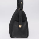 Salvatore Ferragamo Hand Bag Leather Canvas 2 Set Black Auth BA16763-4