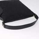 Salvatore Ferragamo Hand Bag Leather Canvas 2 Set Black Auth BA16763-5