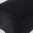 Salvatore Ferragamo Hand Bag Leather Canvas 2 Set Black Auth BA16763-8