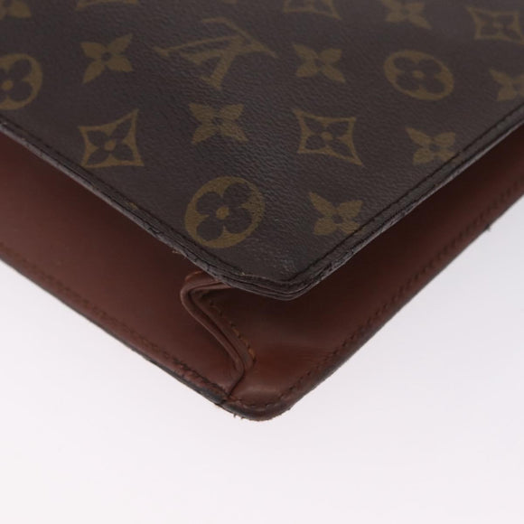 LOUIS VUITTON Monogram Porte Documents Bandouliere Bag M53338 LV Auth BA16765