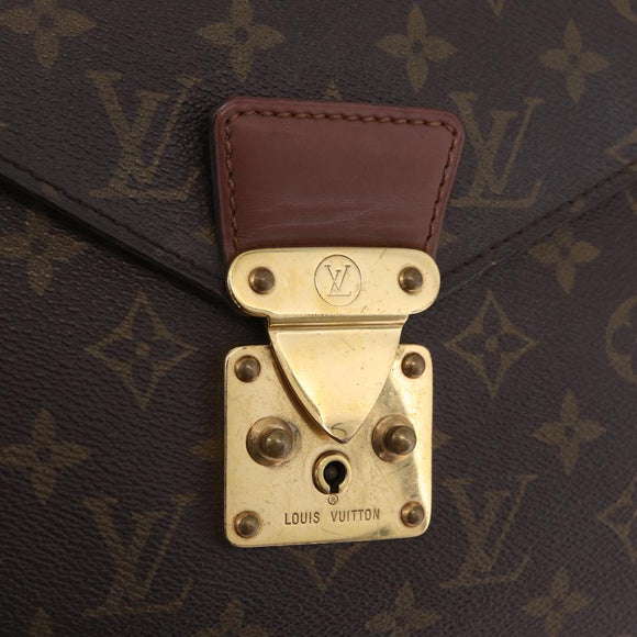 LOUIS VUITTON Monogram Porte Documents Bandouliere Bag M53338 LV Auth BA16765