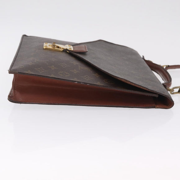 LOUIS VUITTON Monogram Porte Documents Bandouliere Bag M53338 LV Auth BA16765