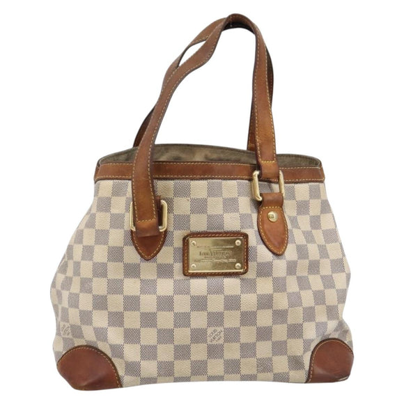 LOUIS VUITTON Monogram Damier Azur Hand Bag 2 Set LV Auth BA16768