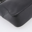 GUCCI Hand Bag Leather Black Silver 73983 Auth BA16769-11