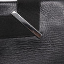 GUCCI Hand Bag Leather Black Silver 73983 Auth BA16769-14