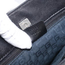 GUCCI Hand Bag Leather Black Silver 73983 Auth BA16769-21