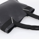 GUCCI Hand Bag Leather Black Silver 73983 Auth BA16769-6