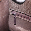 BURBERRY Nova Check Shoulder Bag Canvas Beige Silver Auth BA16771-21