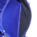 Valentino Shoulder Bag Canvas Blue Silver Auth BA16778V-27