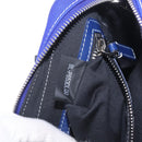 Valentino Shoulder Bag Canvas Blue Silver Auth BA16778V-28
