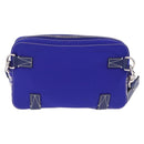 Valentino Shoulder Bag Canvas Blue Silver Auth BA16778V-3