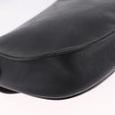Christian Dior Trotter Shoulder Bag PVC Black Gold Tone Auth BA16780-12