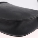 Christian Dior Trotter Shoulder Bag PVC Black Gold Tone Auth BA16780-13