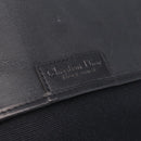 Christian Dior Trotter Shoulder Bag PVC Black Gold Tone Auth BA16780-16