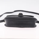 Christian Dior Trotter Shoulder Bag PVC Black Gold Tone Auth BA16780-9