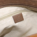 GUCCI GG Canvas Shoulder Bag Orange Gold Tone 337598 Auth BA16781-17
