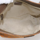 GUCCI GG Canvas Shoulder Bag Orange Gold Tone 337598 Auth BA16781-18