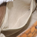 GUCCI GG Canvas Shoulder Bag Orange Gold Tone 337598 Auth BA16781-22