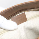 GUCCI GG Canvas Shoulder Bag Orange Gold Tone 337598 Auth BA16781-23
