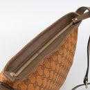 GUCCI GG Canvas Shoulder Bag Orange Gold Tone 337598 Auth BA16781-6