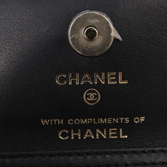 CHANEL Mini Matelasse Chain Shoulder Bag Canvas Beige Gold Tone CC Auth BA16785M
