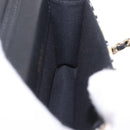 CHANEL Mini Matelasse Chain Shoulder Bag Canvas Beige Gold Tone CC Auth BA16785M-21