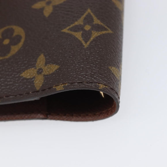 LOUIS VUITTON Monogram Panda Agenda PM Day Planner Cover R20011 LV Auth BA16791M