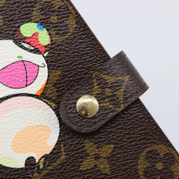 LOUIS VUITTON Monogram Panda Agenda PM Day Planner Cover R20011 LV Auth BA16791M